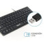 Keyboard iggual Slim TKL-USB Black