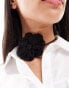 Фото #1 товара ASOS DESIGN choker necklace with embellished corsage detail in black