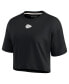 ფოტო #3 პროდუქტის Women's Black Kansas City Chiefs Super Soft Short Sleeve Cropped T-shirt