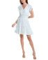 Фото #1 товара Rachel Parcell Flutter Sleeve Mini Dress Women's
