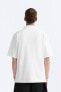 Фото #3 товара Рубашка из рельефной смесовой вискозы ZARA
