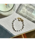 ფოტო #2 პროდუქტის 18K Gold Plated Freshwater Pearl with Black Japanese Beads - Victoria Bracelet 8" For Women and Girls