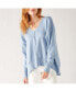 ფოტო #1 პროდუქტის Women's Toujours V-Neck Sweater