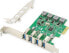 Фото #1 товара Kontroler Digitus PCIe 2.0 x1 - 4x USB 3.0 (DS-30226)
