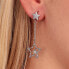Playful steel earrings Stars Dolcevita SAUA05
