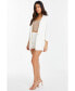 ფოტო #2 პროდუქტის Women's Ruched Sleeve Tailored Blazer