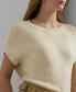 ფოტო #3 პროდუქტის Women's Rib-Knit Crewneck Sweater, Regular & Petite