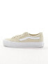 Vans Sk8-Lo trainers in light tan