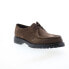 Фото #2 товара Bruno Magli Hopper MB1HPRO1 Mens Brown Suede Oxfords & Lace Ups Casual Shoes