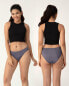 Фото #5 товара Neione Period Underwear Menstruation Underwear for Women Girls Brazilian Briefs with High Leg Cut