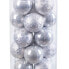 Christmas Baubles Silver Plastic 6 x 6 x 6 cm (20 Units)