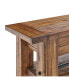 Фото #5 товара Журнальный столик Alaterre Furniture Durango из дерева для промышленного стиля с полками