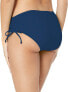Фото #3 товара Catalina Womens 183889 Side Ties, Adjustable Navy Bikini Bottoms Swimwear Size S