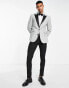 ASOS DESIGN slim tuxedo blazer in sage green