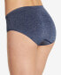 Smooth and Shine Seamfree Heathered Hipster Underwear 2187, available in extended sizes