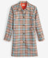 Фото #5 товара Women's Plaid Car Coat, Created for Macy's