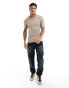 Фото #3 товара New Look muscle fit t-shirt in dark khaki