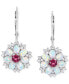 ფოტო #2 პროდუქტის Women's Flower Earrings in Sterling Silver