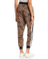 Aqua 253738 Womens Elasticized waist Jogger Pants True Cheetah Size X-Small