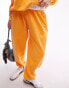 Фото #6 товара Topshop co-ord nyc project puff printed vintage wash oversized jogger in orange