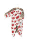 ფოტო #2 პროდუქტის Baby Boys h Sleep and Play, Red Rose Leopard