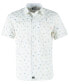 Фото #1 товара Men's Get Crabby Short-Sleeve Button-Front Performance Shirt