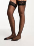 Фото #5 товара ASOS DESIGN 15 denier lace top stocking in black