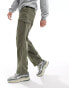 Фото #1 товара ADPT wide fit cargo trouser in khaki