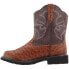 Фото #4 товара Roper Chunk Rider Embroidery Round Toe Cowboy Womens Brown Casual Boots 09-021-