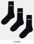 Фото #1 товара adidas Originals 3-pack mid socks in black