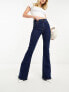 ASOS DESIGN power stretch flare in dark blue