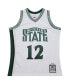 Фото #3 товара Men's Mateen Cleaves White Michigan State Spartans 125th Basketball Anniversary 1999 Throwback Fashion Jersey