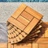 Фото #4 товара Hanalei Eucalyptus Interlocking Wooden Deck Tile