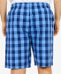 ფოტო #2 პროდუქტის Men's Buffalo Plaid Pajama Shorts
