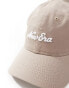 New Era script logo 9twenty cap in beige