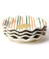 Фото #1 товара Turkey Stripes Ruffle Salad Plate 4 Piece Set, Service for 4