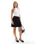 Фото #2 товара Nobody's Child Petite Stockholm mini cord skirt in black