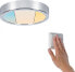 Lampa sufitowa Paulmann HomeSpa Aviar IP44 Panel LED 14W regulacja temp 220mm Chrom (PL78925) - Paulmann