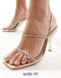 Фото #2 товара Simmi London Wide Fit Magnoliaa strappy heeled sandal in gold