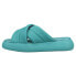 Фото #3 товара TOMS X Wildfang Mallow Crossover Slide Womens Blue Casual Sandals 10018412T