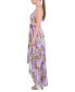 ფოტო #3 პროდუქტის Women's Halter Pleated High-Low Maxi Dress