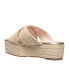 ფოტო #3 პროდუქტის H Halston Women's Braided Slip On Wedge Sandals