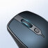 Фото #7 товара Ergonomiczna bezprzewodowa mysz myszka do komputera MU101 Bluetooth 2.4 GHz niebieska