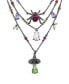 ფოტო #2 პროდუქტის Faux Stone Witchy Hat Charm Layered Necklace