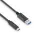 PureLink IS2601-015 - 1.5 m - USB A - USB C - USB 3.2 Gen 1 (3.1 Gen 1) - 5000 Mbit/s - Black