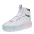 Фото #2 товара Puma Karmen Rebelle Mid Exotics Gradient Metallic Snake Platform Womens White S