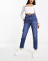 & Other Stories stretch tapered leg jeans in old blue