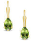 ფოტო #8 პროდუქტის Gemstone Leverback Earrings in 10K Yellow Gold