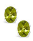 Peridot (2-3/4 ct. t.w.) Stud Earrings in 14K White Gold