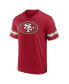 Men's Scarlet San Francisco 49ers Jersey Tackle V-Neck T-shirt